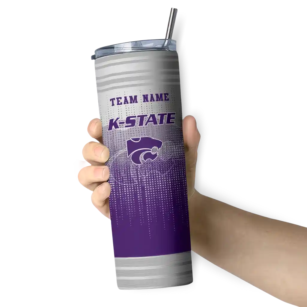 personalized-kansas-state-wildcats-swirl-texture-purple-skinny-tumbler-premium-grade.webp
