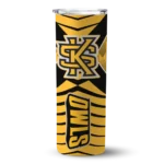 personalized-kennesaw-state-owls-camo-texture-gold-skinny-tumbler-best-selling.webp