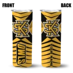 personalized-kennesaw-state-owls-camo-texture-gold-skinny-tumbler-best-selling.webp