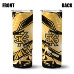 personalized-kennesaw-state-owls-helmet-clash-gold-skinny-tumbler-best-selling.webp
