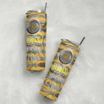 personalized-kennesaw-state-owls-patterned-waves-gold-skinny-tumbler-best-selling-1.webp