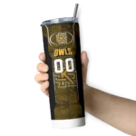 personalized-kennesaw-state-owls-stacked-diamond-gold-skinny-tumbler-best-selling.webp