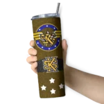 personalized-kennesaw-state-owls-star-cluster-gold-skinny-tumbler-best-selling-1.webp