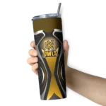 personalized-kennesaw-state-owls-superman-emblem-gold-black-skinny-tumbler-best-selling.webp