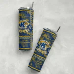 personalized-kent-state-golden-flashes-chevron-patch-navy-blue-skinny-tumbler-best-selling.webp