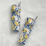 personalized-kent-state-golden-flashes-claw-marks-navy-blue-white-skinny-tumbler-best-selling.webp