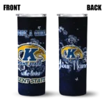 personalized-kent-state-golden-flashes-rose-romance-navy-blue-black-skinny-tumbler-best-selling-1.webp
