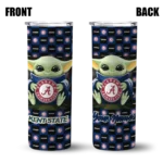 personalized-kent-state-golden-flashes-yoda-cozy-navy-blue-black-skinny-tumbler-best-selling.webp