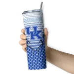 personalized-kentucky-wildcats-chevron-stripes-blue-skinny-tumbler-best-selling.webp