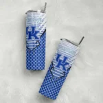 personalized-kentucky-wildcats-chevron-stripes-blue-skinny-tumbler-best-selling.webp