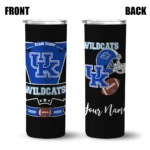personalized-kentucky-wildcats-helmet-belt-blue-black-skinny-tumbler-best-selling-1.webp