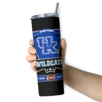 personalized-kentucky-wildcats-helmet-belt-blue-black-skinny-tumbler-best-selling-1.webp