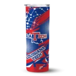 personalized-la-tech-helmet-clash-blue-skinny-tumbler-best-selling-1.webp