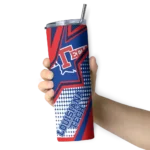 personalized-la-tech-web-stripes-blue-white-skinny-tumbler-best-selling.webp