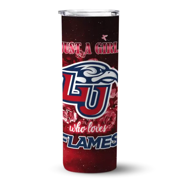 personalized liberty flames rose romance red black skinny tumbler best selling