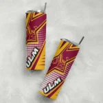 personalized-louisiana-monroe-warhawks-web-stripes-red-white-skinny-tumbler-best-selling.webp