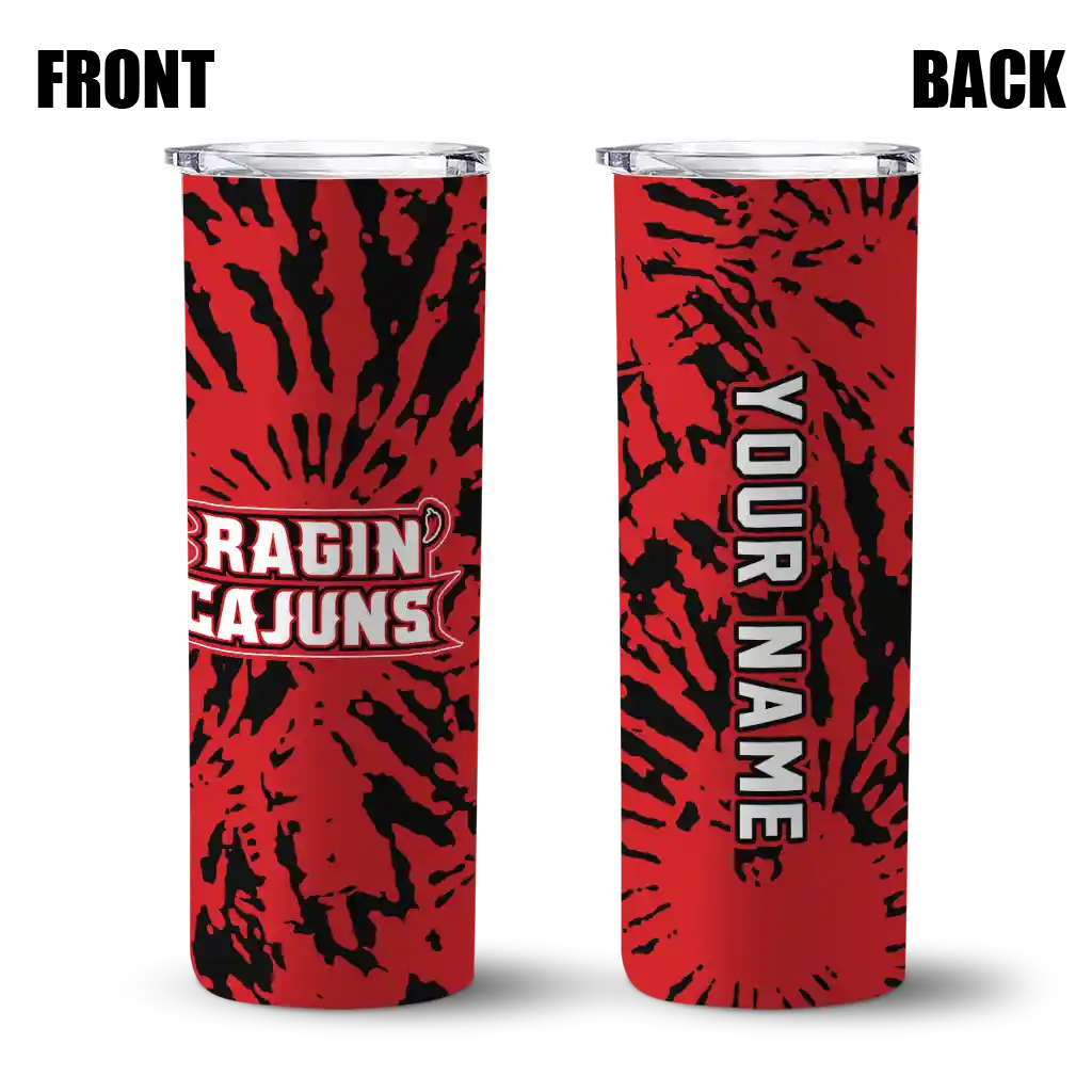 personalized-louisiana-ragin-cajuns-metallic-grid-red-skinny-tumbler-fashion-forward.webp blank