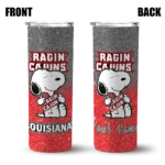 personalized-louisiana-ragin-cajuns-snoopy-attitude-red-skinny-tumbler-best-selling.webp