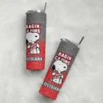 personalized-louisiana-ragin-cajuns-snoopy-attitude-red-skinny-tumbler-best-selling.webp