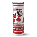 personalized-louisiana-ragin-cajuns-snoopy-dog-red-white-skinny-tumbler-best-selling-1.webp