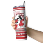 personalized-louisiana-ragin-cajuns-snoopy-dog-red-white-skinny-tumbler-best-selling-1.webp