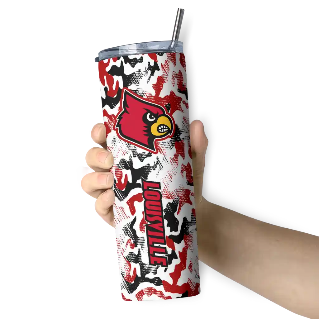 personalized-louisville-cardinals-claw-marks-red-white-skinny-tumbler-premium-grade.webp