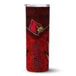 personalized-louisville-cardinals-spiral-burst-print-red-skinny-tumbler-best-selling.webp