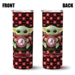 personalized-louisville-cardinals-yoda-cozy-red-black-skinny-tumbler-best-selling.webp