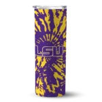 personalized-lsu-tigers-metallic-grid-purple-skinny-tumbler-best-selling.webp