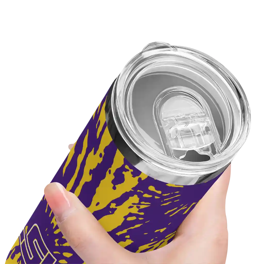 personalized-lsu-tigers-metallic-grid-purple-skinny-tumbler-high-quality.webp