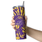 personalized-lsu-tigers-metallic-grid-purple-skinny-tumbler-best-selling.webp