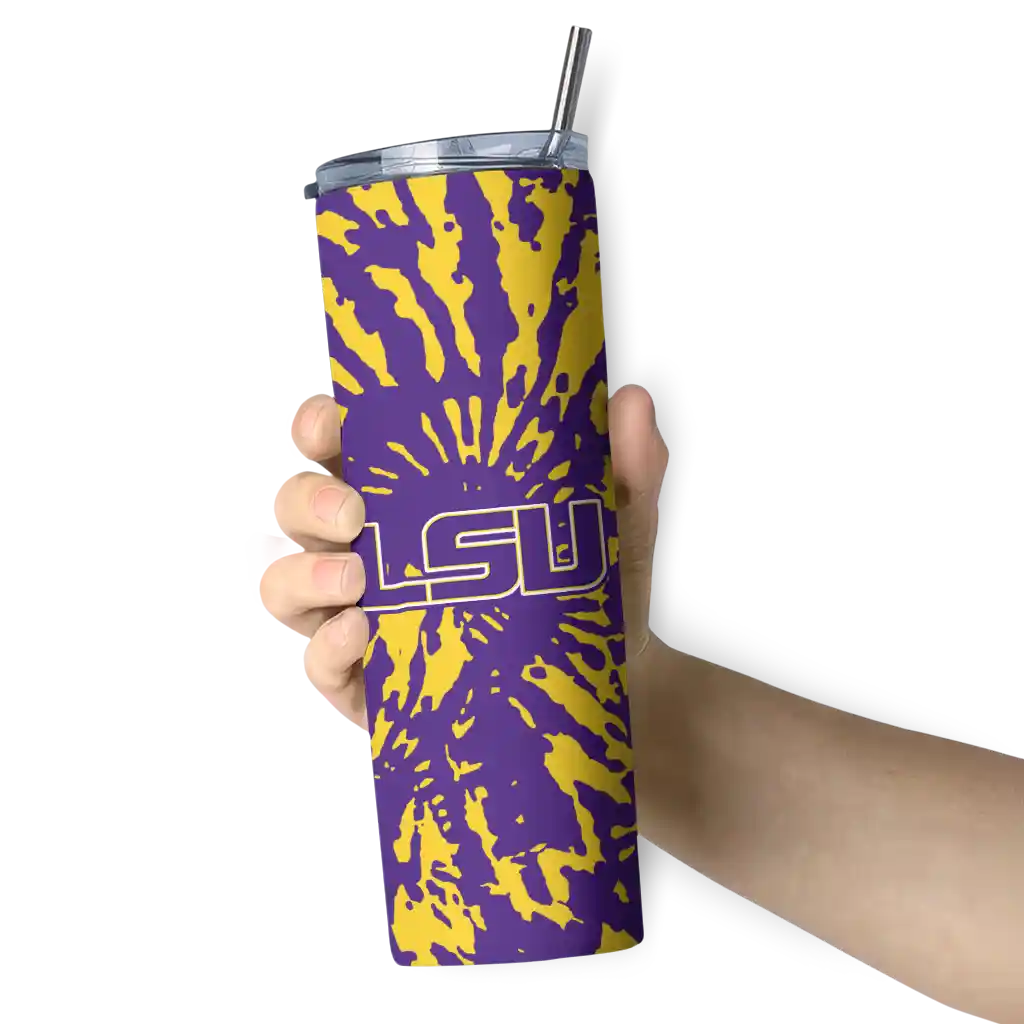 personalized-lsu-tigers-metallic-grid-purple-skinny-tumbler-premium-grade.webp