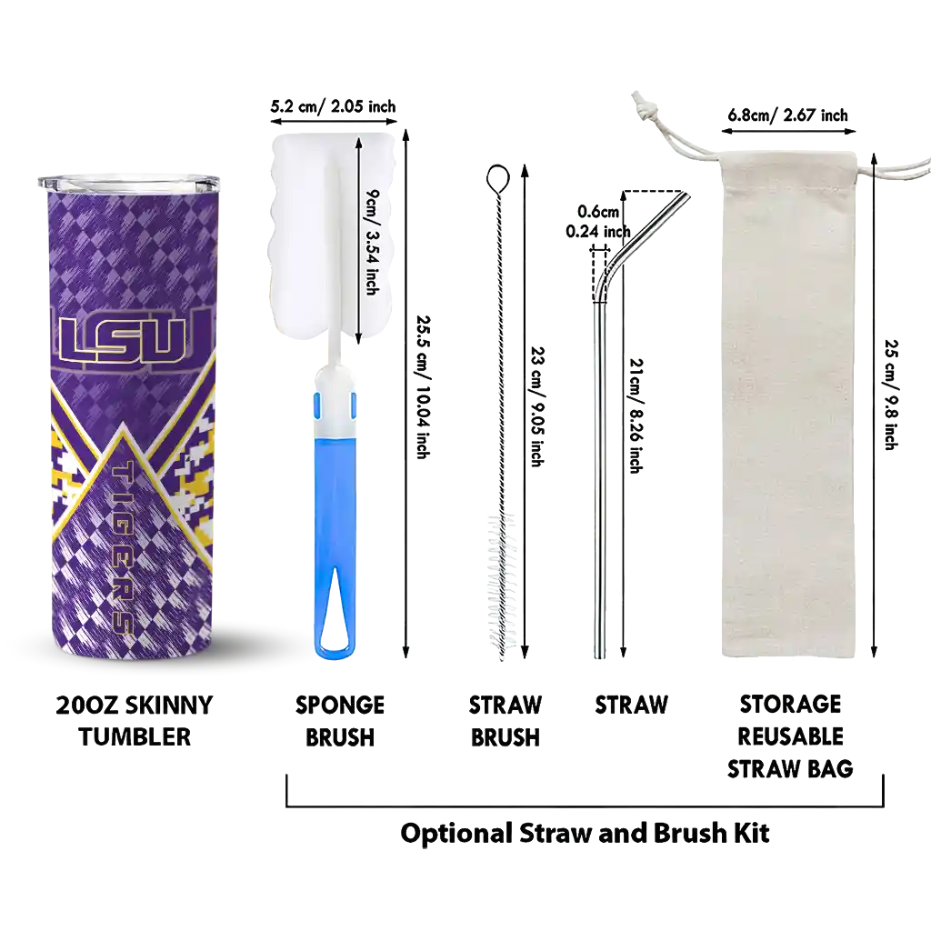 personalized-lsu-tigers-monogram-burst-purple-white-skinny-tumbler-new-arrival.webp
