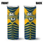 personalized-marquette-golden-eagles-camo-texture-blue-skinny-tumbler-best-selling.webp