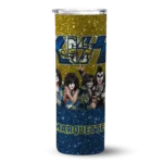 personalized-marquette-golden-eagles-kiss-band-yellow-skinny-tumbler-best-selling.webp