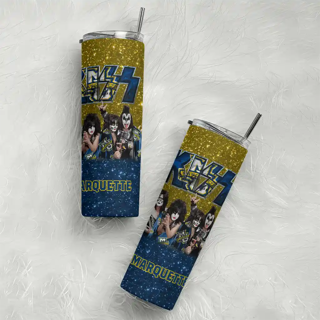 personalized-marquette-golden-eagles-kiss-band-yellow-skinny-tumbler-top-rated.webp