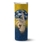 personalized-marquette-golden-eagles-sparkle-lips-blue-skinny-tumbler-best-selling-1.webp