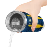 personalized-marquette-golden-eagles-stacked-diamond-blue-skinny-tumbler-best-selling.webp