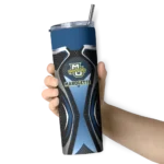 personalized-marquette-golden-eagles-superman-emblem-blue-black-skinny-tumbler-best-selling.webp