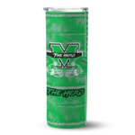 personalized-marshall-thundering-herd-chevron-patch-green-skinny-tumbler-best-selling.webp