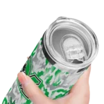 personalized-marshall-thundering-herd-claw-marks-green-white-skinny-tumbler-best-selling.webp