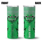 personalized-marshall-thundering-herd-spiral-burst-print-green-skinny-tumbler-best-selling-1.webp