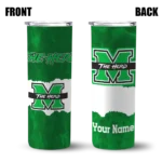 personalized-marshall-thundering-herd-torn-band-green-white-skinny-tumbler-best-selling-1.webp