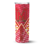 personalized-maryland-terrapins-monogram-burst-red-white-skinny-tumbler-best-selling.webp