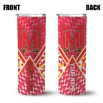personalized-maryland-terrapins-monogram-burst-red-white-skinny-tumbler-best-selling.webp