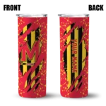personalized-maryland-terrapins-star-pop-red-black-skinny-tumbler-best-selling.webp