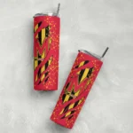 personalized-maryland-terrapins-star-pop-red-black-skinny-tumbler-best-selling.webp