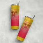 personalized-maryland-terrapins-swirl-texture-red-skinny-tumbler-best-selling.webp