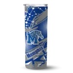 personalized-memphis-tigers-helmet-clash-blue-skinny-tumbler-best-selling.webp