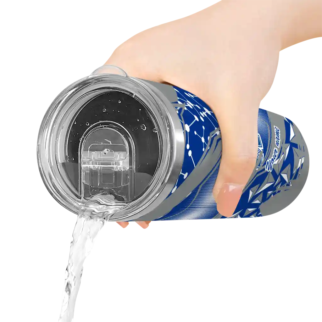 personalized-memphis-tigers-helmet-clash-blue-skinny-tumbler-latest-model-1.webp